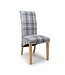 Shankar Karta Scroll Back Check Chair