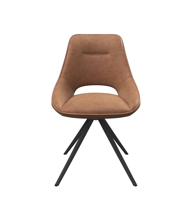 Torelli Furniture Cerutti Tan Swivel Dining Chair