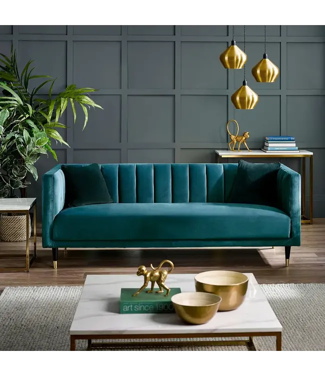 Julian Bowen Salma Scalloped Back Sofa Collection