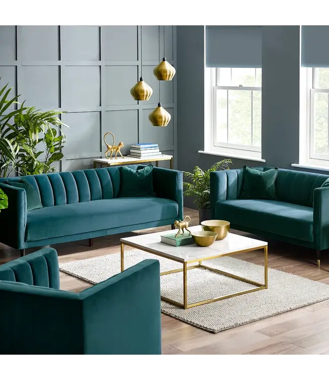 Julian Bowen Salma Scalloped Back Sofa Collection