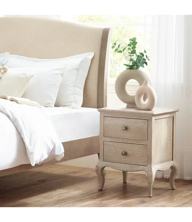 Julian Bowen Camille 2 Drawer Bedside