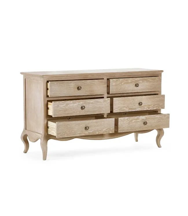 Julian Bowen Camille 6 Drawer Wide Chest