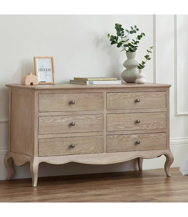 Julian Bowen Camille 6 Drawer Wide Chest