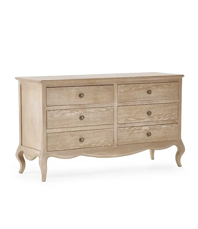 Julian Bowen Camille 6 Drawer Wide Chest