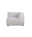 Birlea Milo 3 Seater Sofa White Boucle Fabric