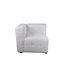 Birlea Milo 3 Seater Sofa White Boucle Fabric
