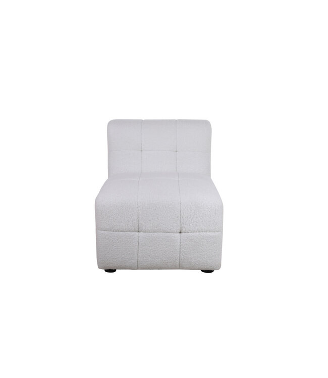 Birlea Milo 3 Seater Sofa White Boucle Fabric