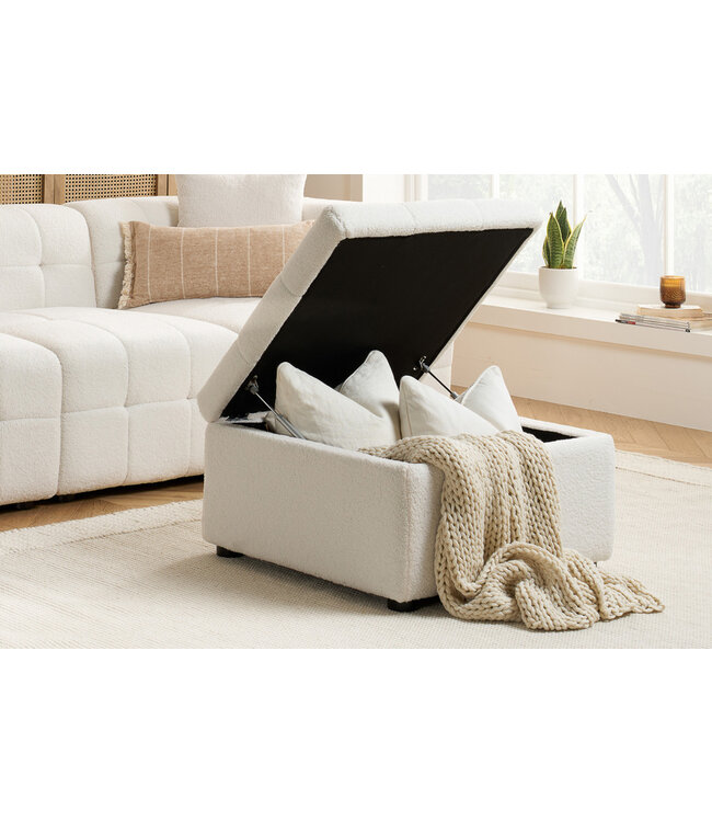 Birlea Milo 3 Seater Sofa With Footstool