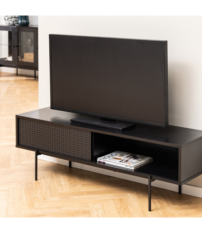 Furniture to Go Angus Black TV Unit