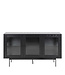 Furniture to Go Angus Black  3 Door Sideboard