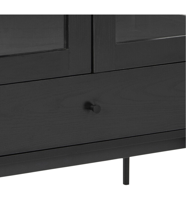 Furniture to Go Angus Black Display Cabinet