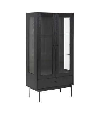 Furniture to Go Angus Black Display Cabinet