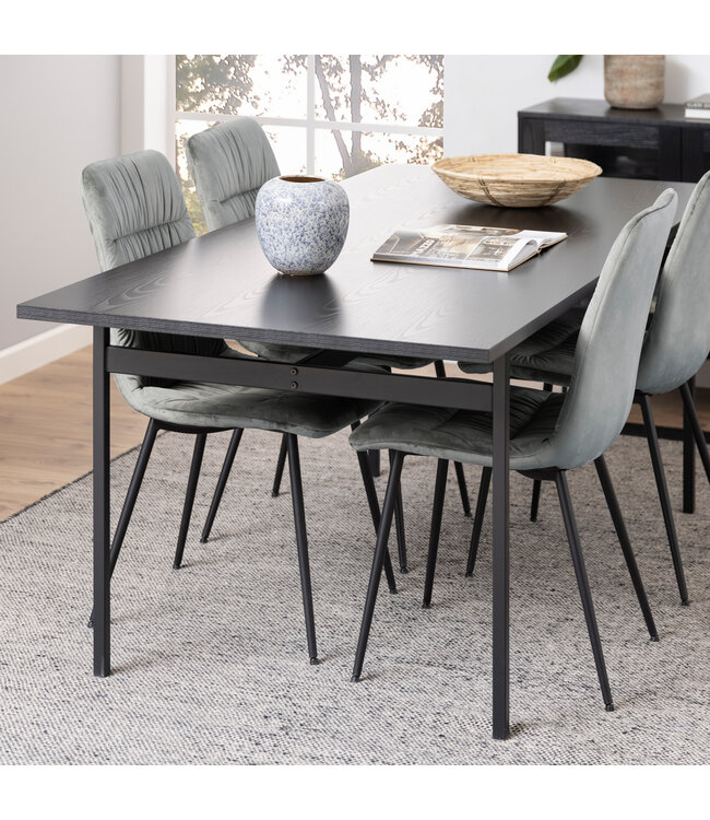 Furniture to Go Angus Black Dining Table