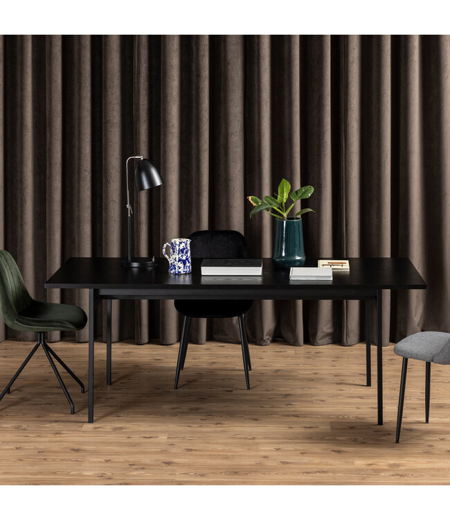 Furniture to Go Angus Black Dining Table