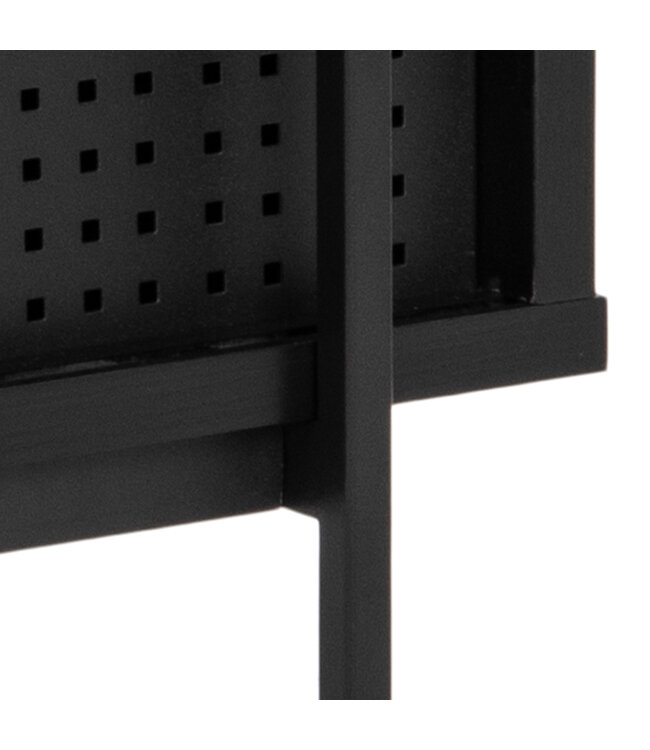 Furniture to Go Angus Black Bookcase With Doors