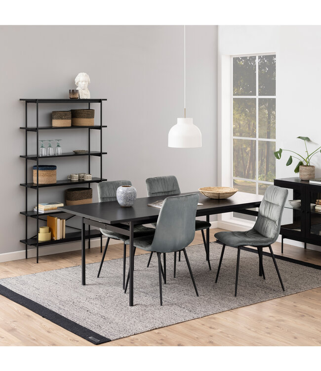 Furniture to Go Angus Black Tall Bookcase