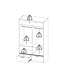 Furniture to Go Line Wardrobe 2 Sliding Doors 2 Drawers