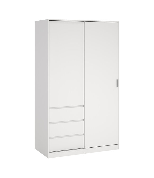 Furniture to Go Naia Wardrobe 1 Sliding Door 3 Drawers