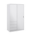 Furniture to Go Naia Wardrobe 1 Sliding Door 3 Drawers