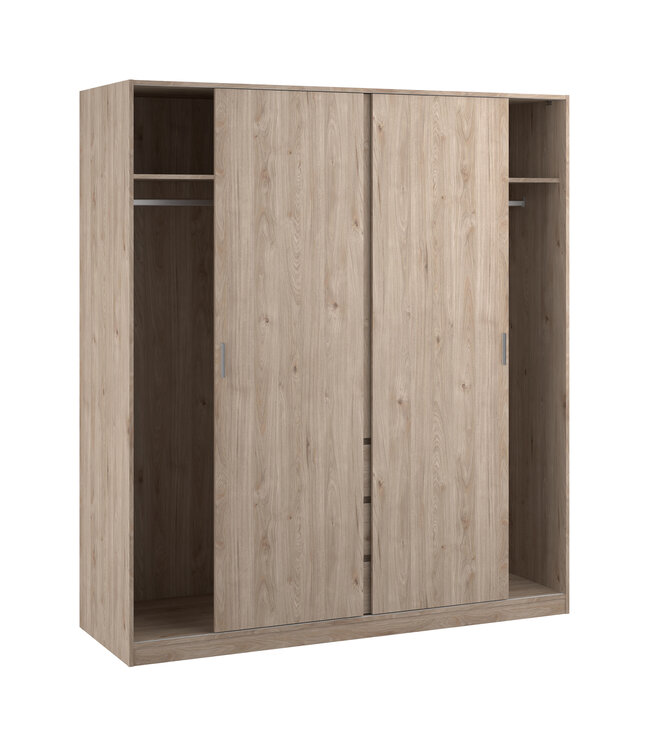 Furniture to Go Naia Wardrobe 2 Sliding Doors 3 Drawers
