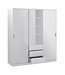 Furniture to Go Naia Wardrobe 2 Sliding Doors 3 Drawers