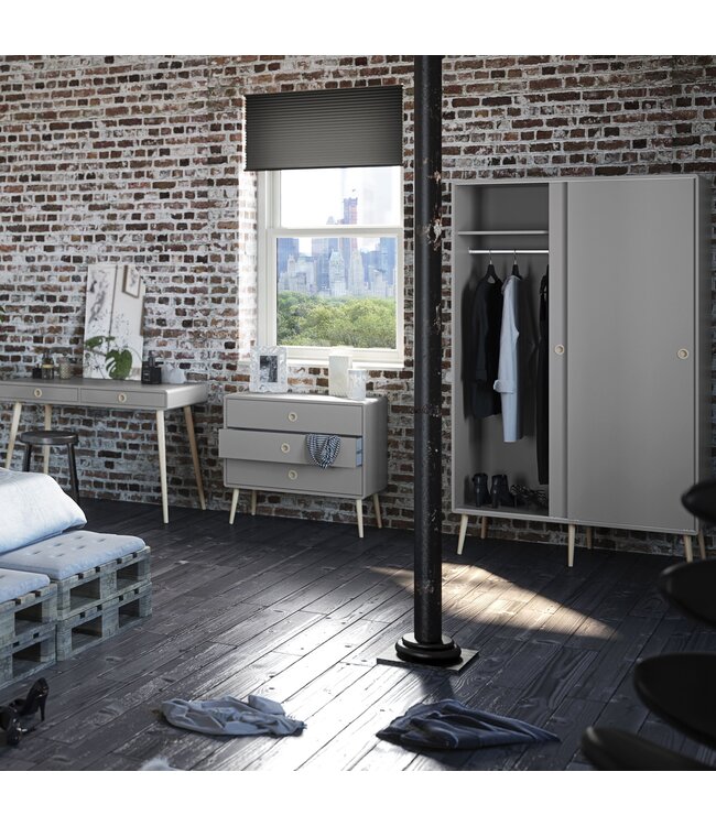 Furniture to Go Softline Wardrobe 2 Sliding Doors