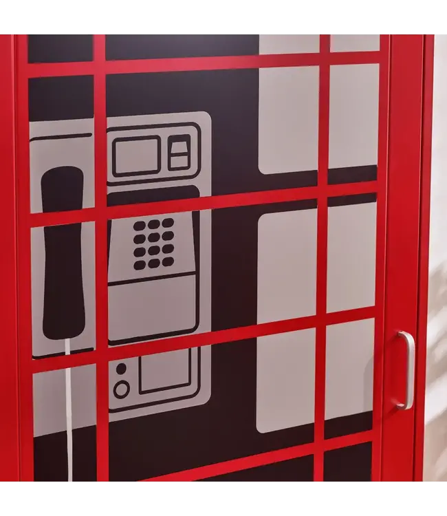 Julian Bowen Telephone Box Wardrobe
