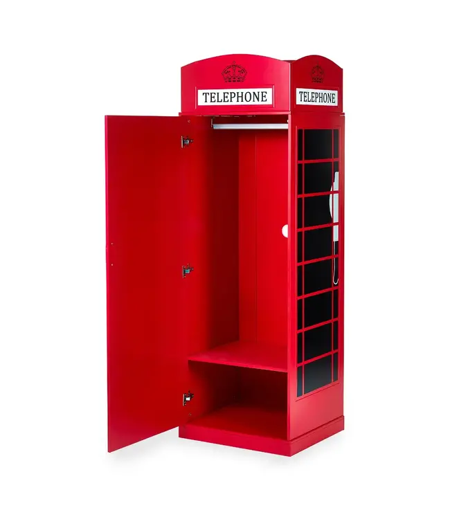 Julian Bowen Telephone Box Wardrobe