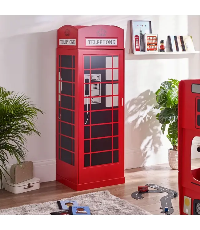 Julian Bowen Telephone Box Wardrobe