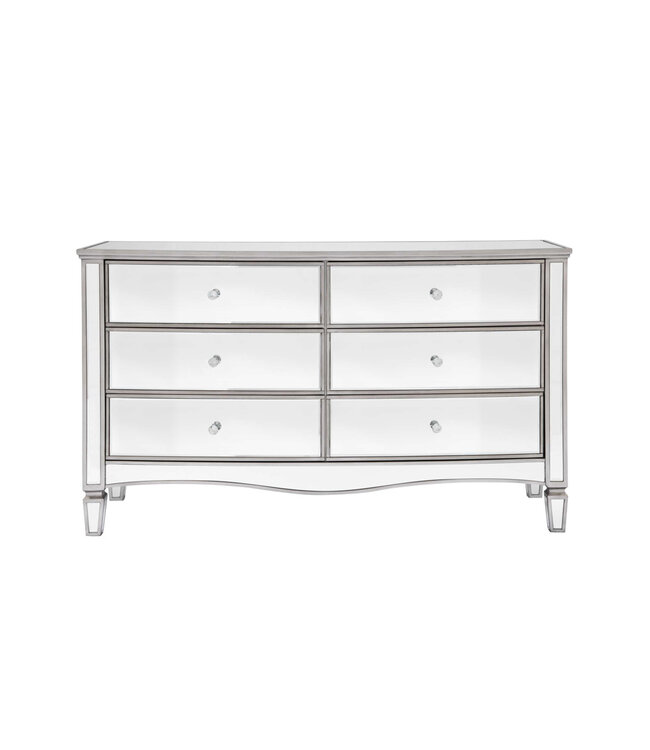 Birlea Elysee 6 Drawer Wide Chest
