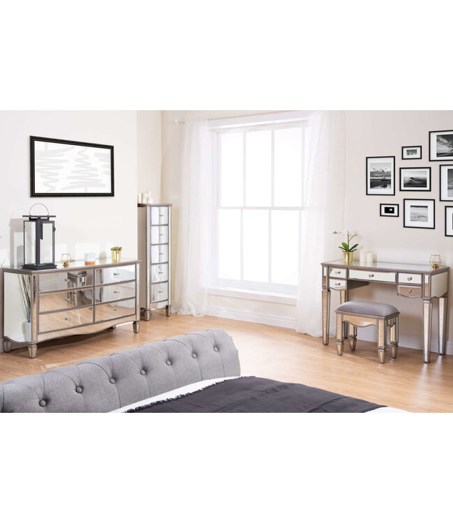 Birlea Elysee 5 Drawer Dressing Table