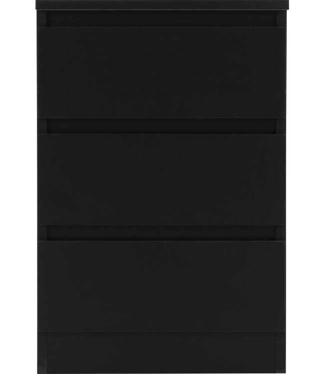 Seconique Malvern 3 Drawer Bedside