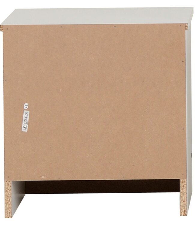 Seconique Polar 1 Drawer Bedside Table