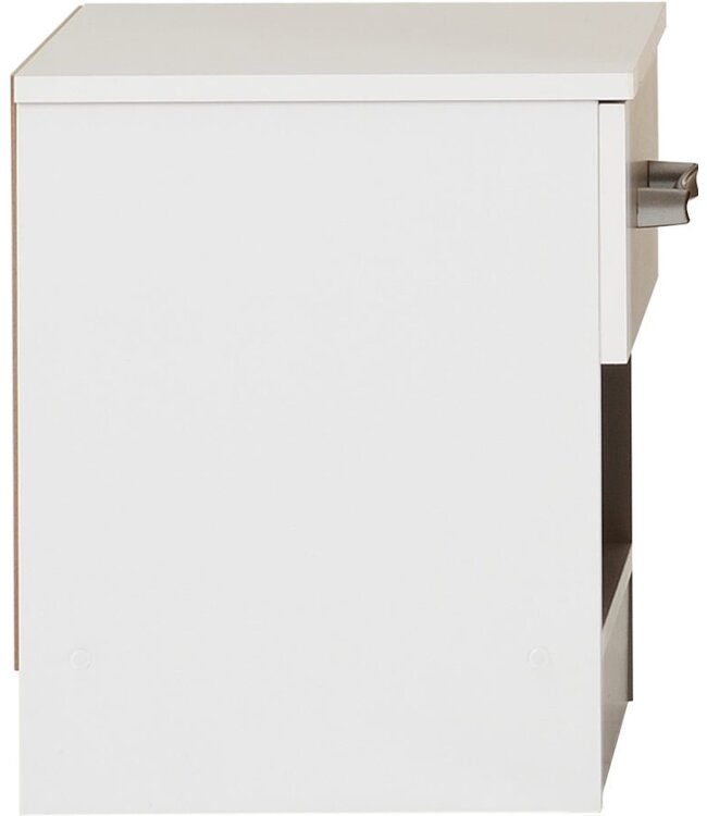 Seconique Polar 1 Drawer Bedside Table