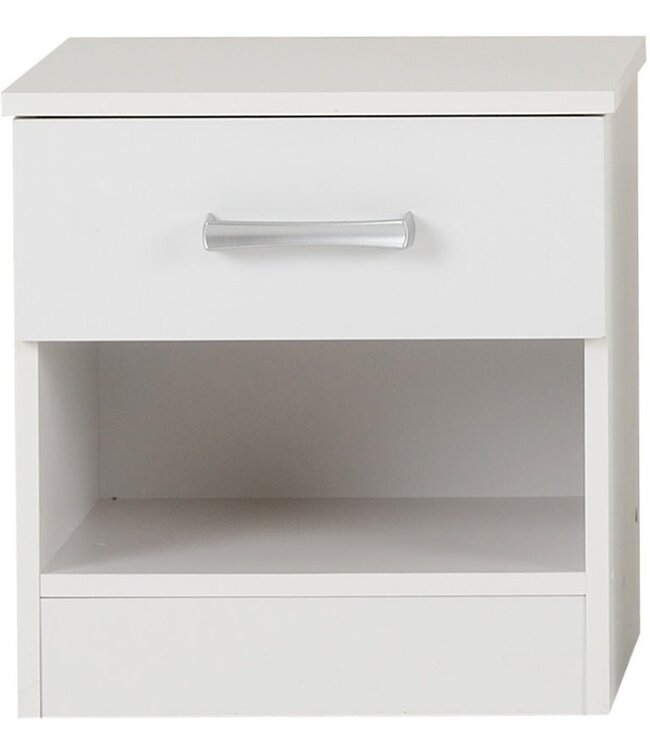 Seconique Polar 1 Drawer Bedside Table