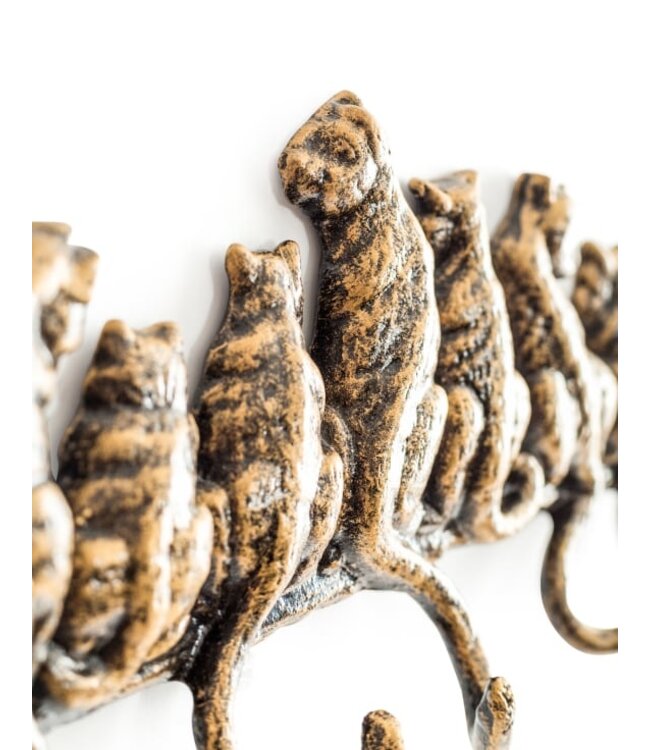 McGowan & Rutherford Cast Iron Cats Coat Hooks