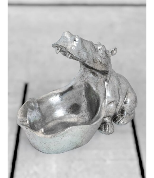 McGowan & Rutherford Decorative Silver Hippo Bowl