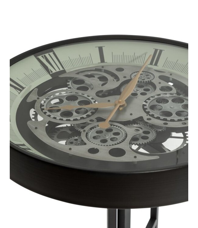 McGowan & Rutherford Moving Gears Clock Side Table