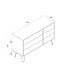 Core Products Augusta White 6 Drawer Chest