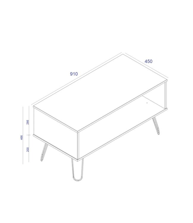 Core Products Augusta White Coffee Table