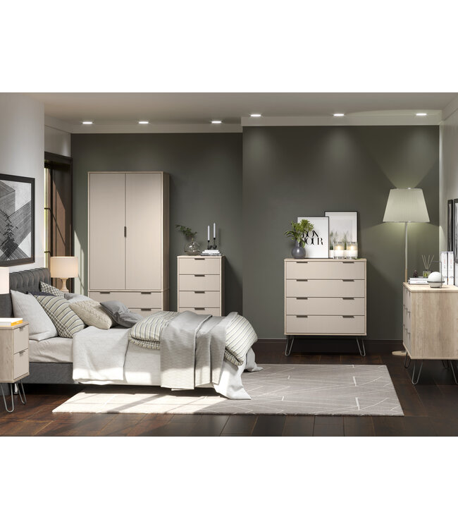 Core Products Augusta Driftwood 2 Door Wardrobe