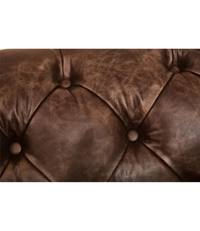 Classic Chesterfield Leather Sofa