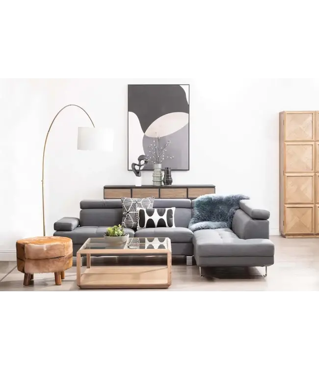 Hannah Linen Corner Sofa