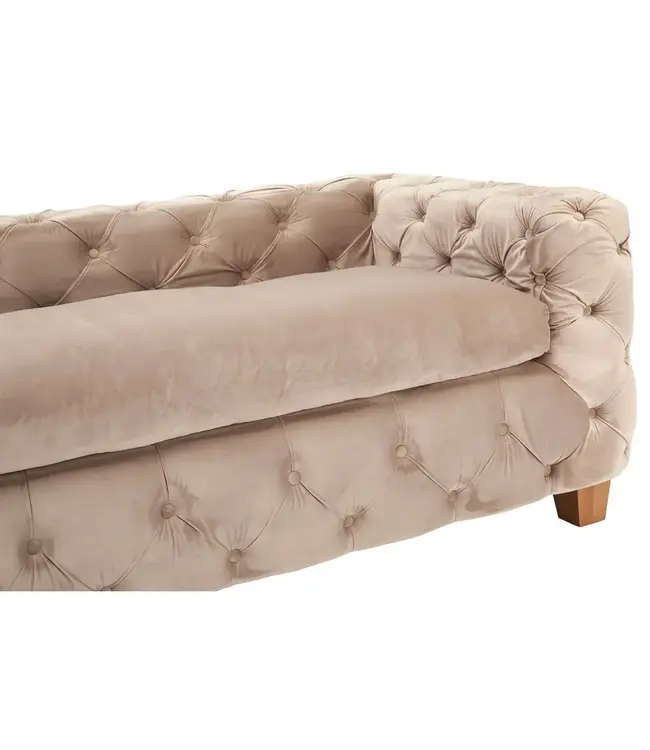 Coffee Velvet Sofa