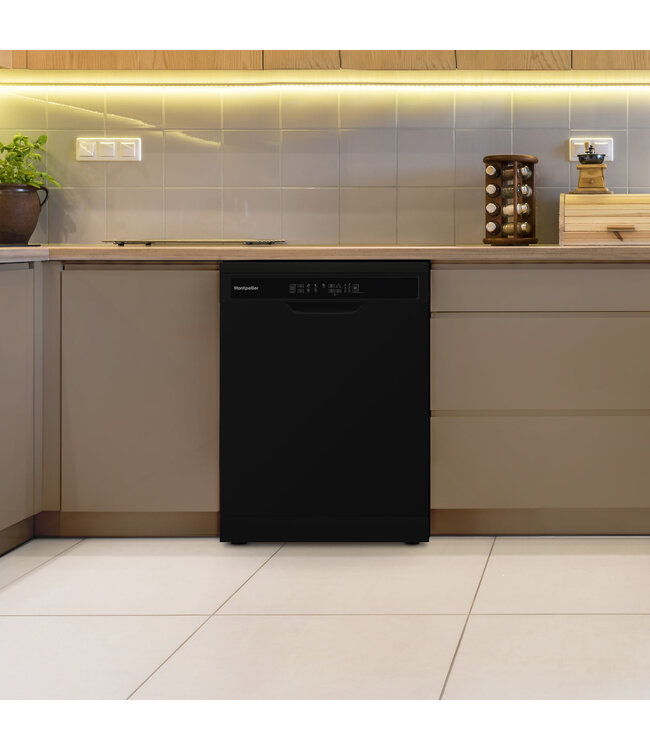 Montpellier MDWD1354K Black Dishwasher