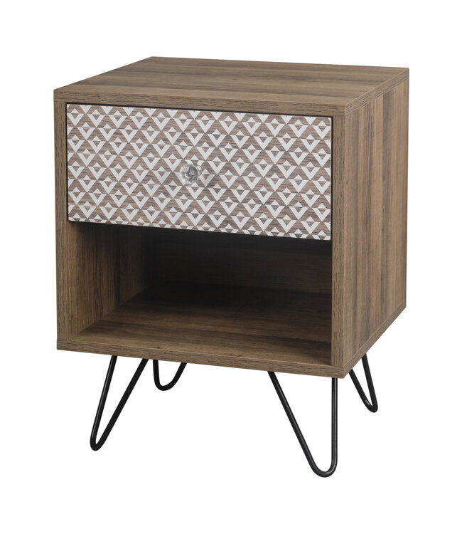LPD Furniture Casalanca Side Table With Drawer
