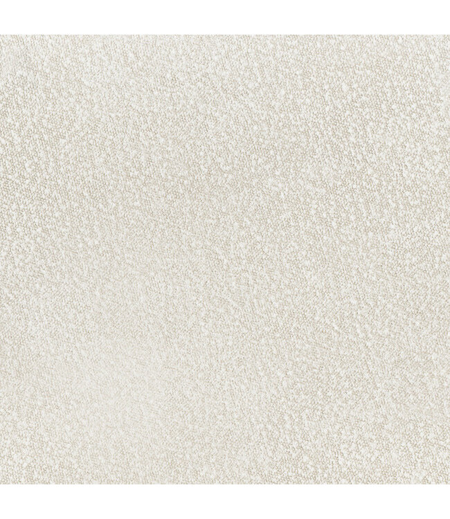 LPD Furniture Lara Ivory Boucle Pouffe