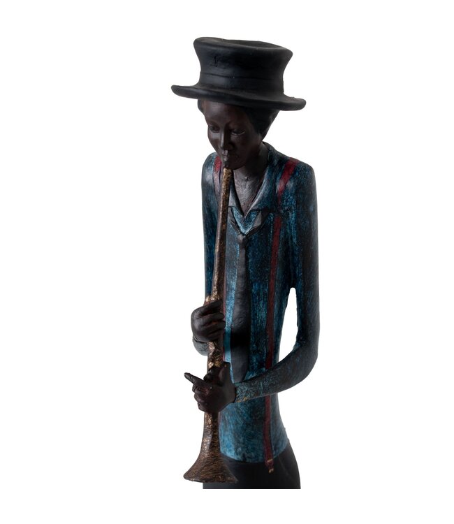 Hill Interiors Standing Jazz Band Trumpeter