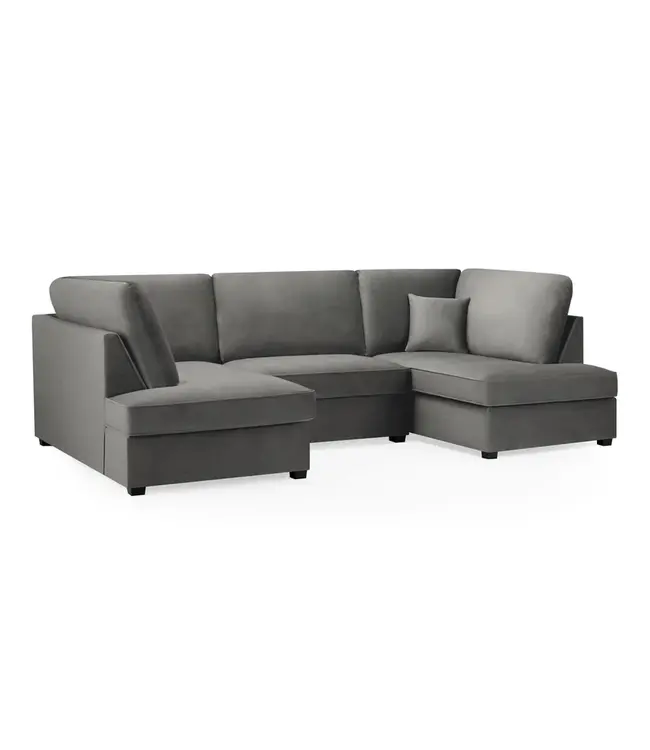 Carnaby Plush U Shape Corner Sofa