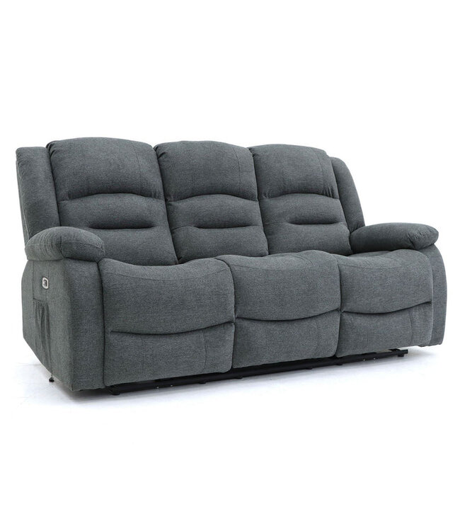 Alva Graphite Electric Recliner Sofa